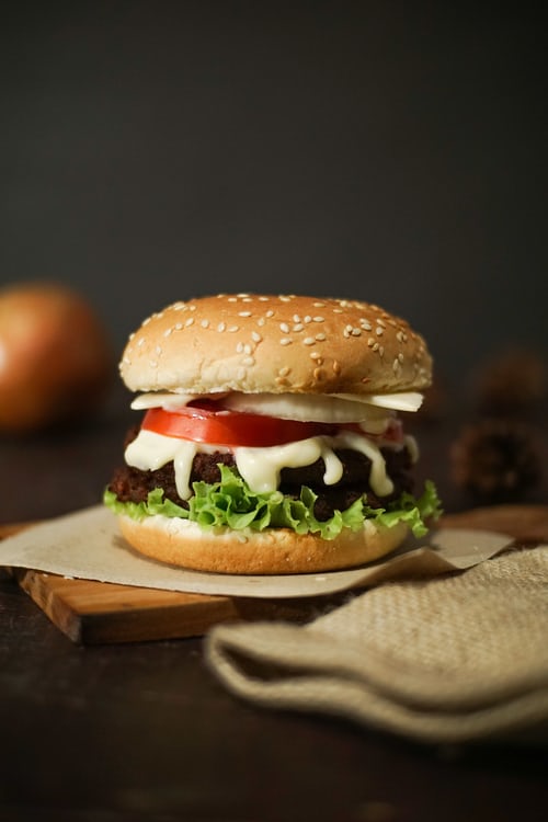 picture of chicken burger